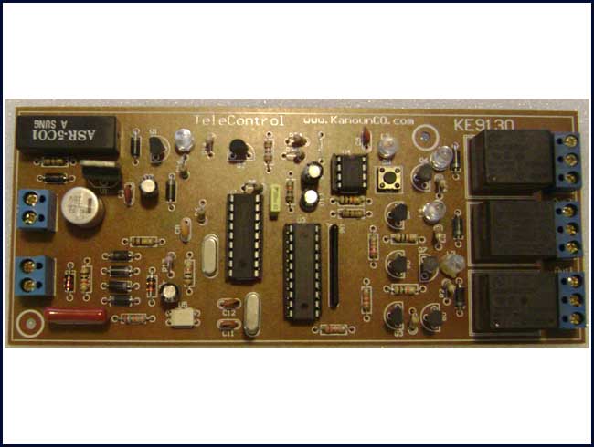 كيت تله کنترل 3 کانال ، كنترل از راه دور توسط تلفن مدل 9130
