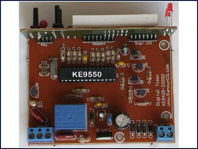 کیت تایمر دیجیتال روشن و خاموش پیوسته با ۶ تایم مجزا مدل 9550