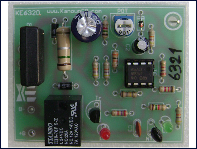 کیت شارژر اتوماتیک 24 ولت مجهز به کنترل حرارت باطری مدل 6324