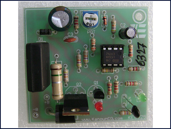 کیت شارژر اتوماتیک 18 ولت مجهز به کنترل حرارت باطری مدل 6327